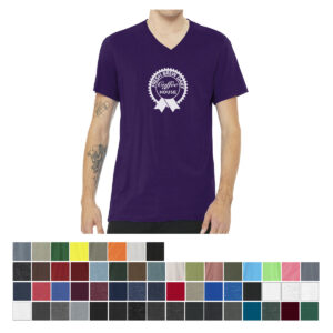 Bella + Canvas Unisex Jersey Short-Sleeve V-Neck T-Shirt