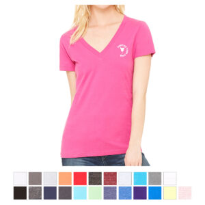 Bella + Canvas - Women's Deep V-Neck Jersey Tee