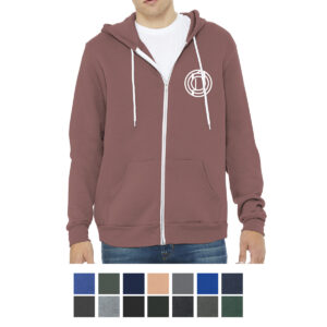 Bella+Canvas ® Unisex Sponge Fleece Full-Zip Hoodie