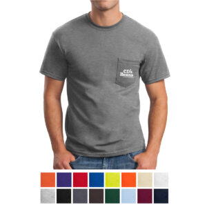 Gildan® Ultra Cotton® 100% Cotton T-Shirt with Pocket