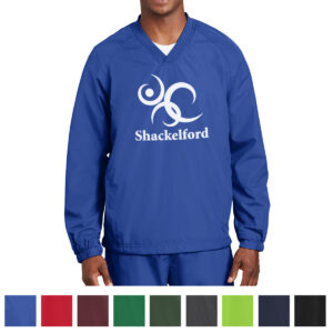 Sport-Tek® V-Neck Raglan Wind Shirt