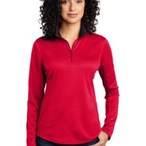 Port Authority ® Ladies Silk Touch ™ Performance 1/4-Zip