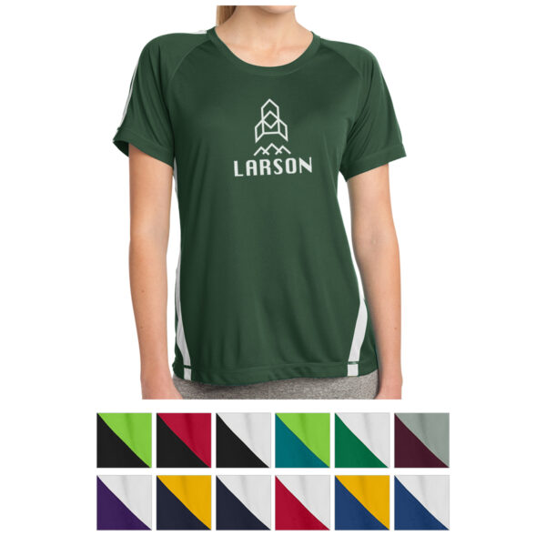 Sport-Tek® Ladies' Colorblock PosiCharge® Competitor™ Tee