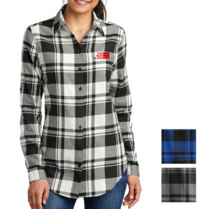 Port Authority® Ladies' Plaid Flannel Tunic