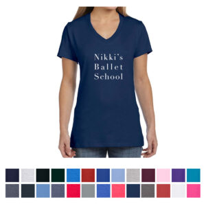 Hanes® Ladies' Nano-T® Cotton V-Neck T-Shirt
