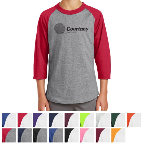 Sport-Tek® Youth Colorblock Raglan Jersey