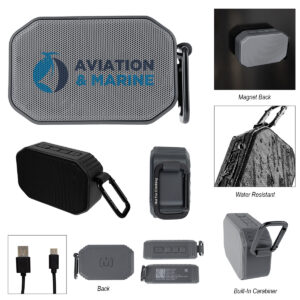 Mini Magnet Speaker With Carabiner