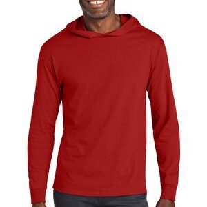Jerzees Classics™ Unisex Cotton Long Sleeve Hooded T-Shirt