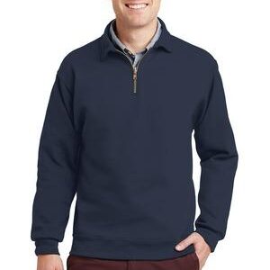 JERZEES® SUPER SWEATS® NuBlend® - 1/4-Zip Sweatshirt with Cadet Collar