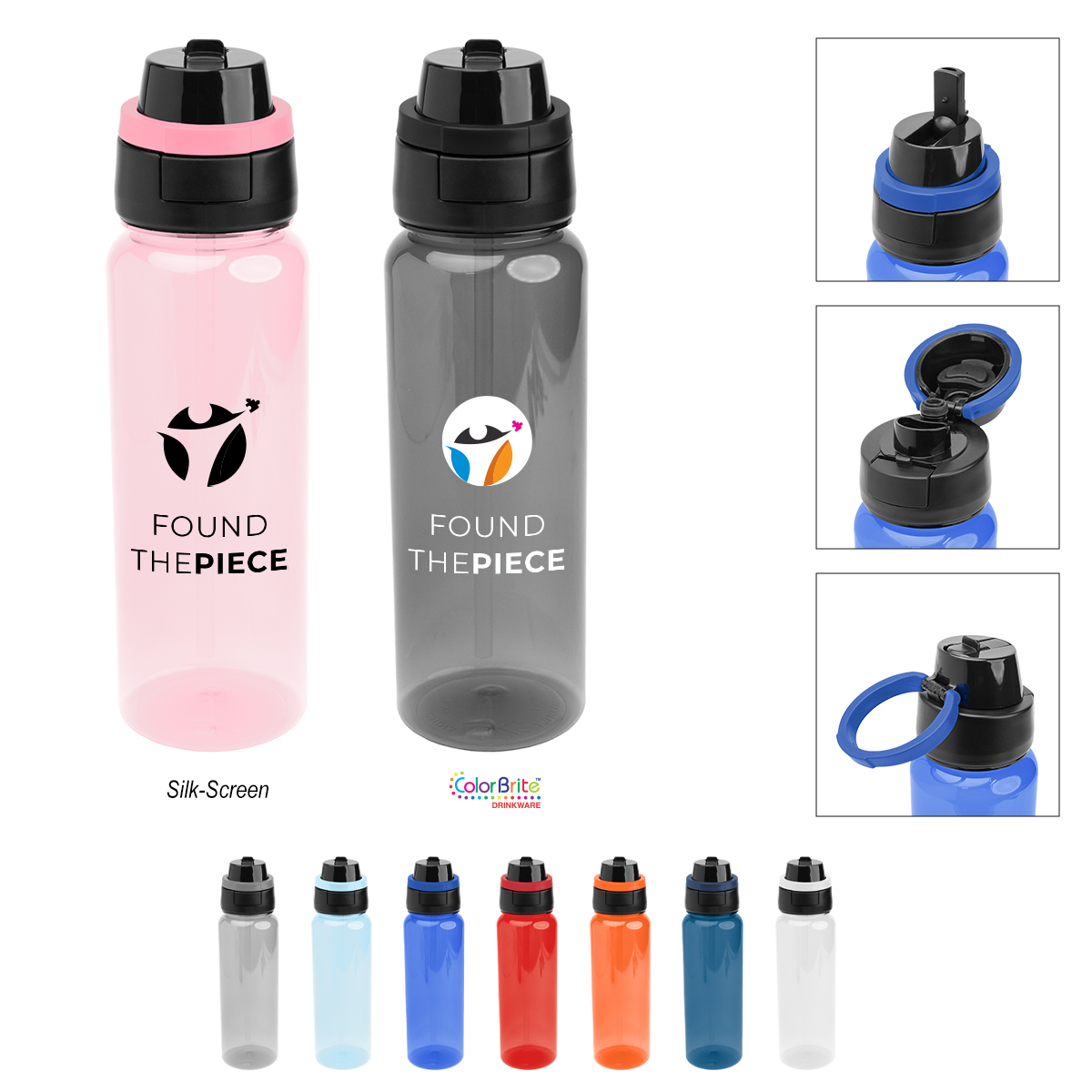 32 Oz. Pop Sip & Chug rPET Bottle