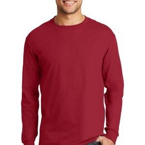 Hanes Beefy-T 100% Cotton Long Sleeve T-Shirt