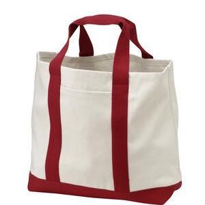 Port Authority® - Ideal Twill Two-Tone Shopping Tote