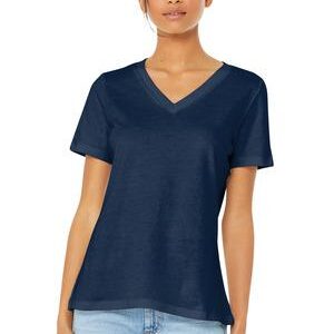 BELLA + CANVAS - Women’s Relaxed Jersey V-Neck Tee
