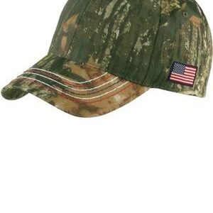 Port Authority Americana Contrast Stitch Camouflage Cap