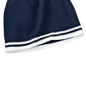 Port & Company® - Fine Knit Skull Cap with Stripes