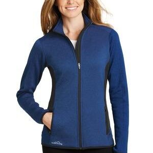 Eddie Bauer® Ladies Full-Zip Heather Stretch Fleece Jacket