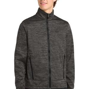 Sport-Tek® PosiCharge® Electric Heather Soft Shell Jacket