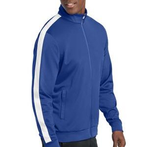 Sport-Tek ® Tricot Sleeve Stripe Track Jacket