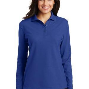 Port Authority® Ladies Silk Touch™ Long Sleeve Polo