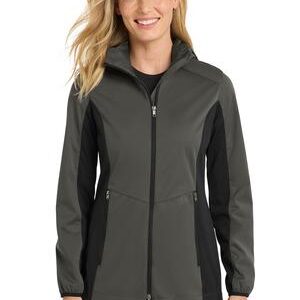 Port Authority® Ladies Active Hooded Soft Shell Jacket