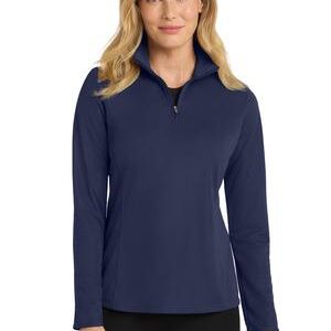 Port Authority Ladies Pinpoint Mesh 1/2-Zip