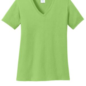 Port & Company Ladies Core Cotton V-Neck Tee