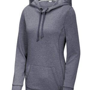 Sport-Tek ® Ladies PosiCharge ® Tri-Blend Wicking Fleece Hooded Pullover
