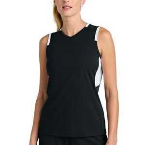 Sport-Tek Women’s Club Sleeveless V-Neck