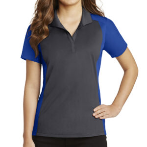 Sport-Tek® Ladies' Colorblock Micropiqué Sport-Wick® Polo