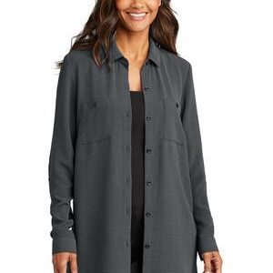 Port Authority® Ladies Textured Crepe Long Tunic