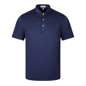Peter Millar Men's Solid Performance Polo - Self Collar