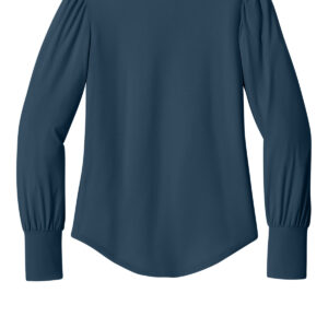 Mercer+Mettle Women’s Stretch Jersey Long Sleeve Blouson Top