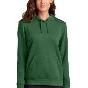 Nike Women's Club Fleece Sleeve Swoosh Pullover Hoodie