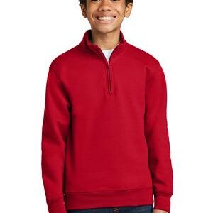Port & Company ® Youth Core Fleece 1/4-Zip Pullover Sweatshirt