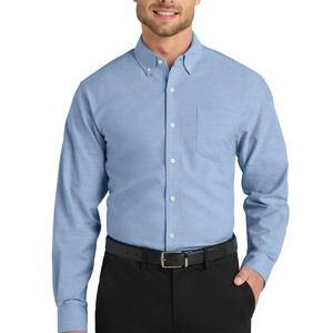 Port Authority ® Untucked Fit SuperPro ™ Oxford Shirt