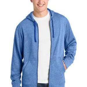 Sport-Tek ® PosiCharge ® Tri-Blend Wicking Fleece Full-Zip Hooded Jacket