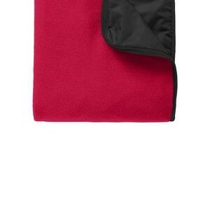 Port Authority® Fleece & Poly Travel Blanket